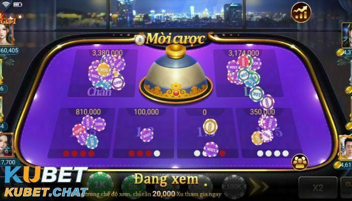 Tham gia game xóc đĩa đổi tiền thật Kubet